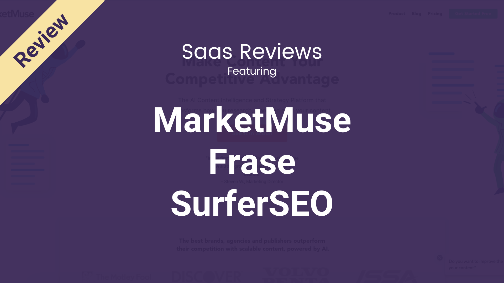 MarketMuse vs Frase vs SurferSEO
