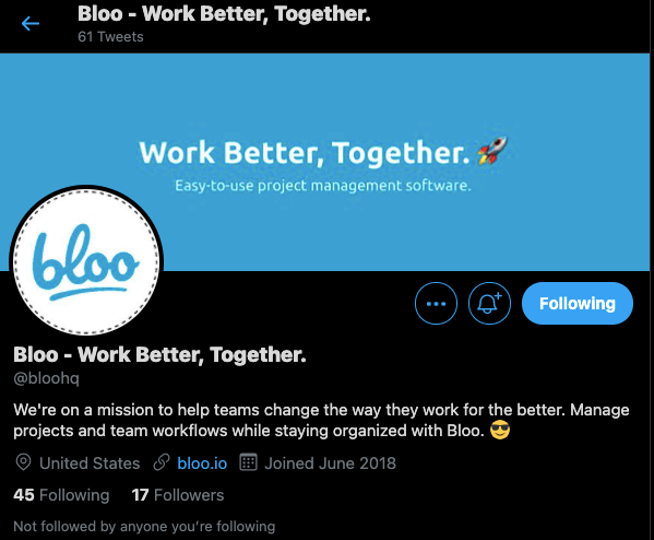 Bloo-Twiiter Wisernotify twitter