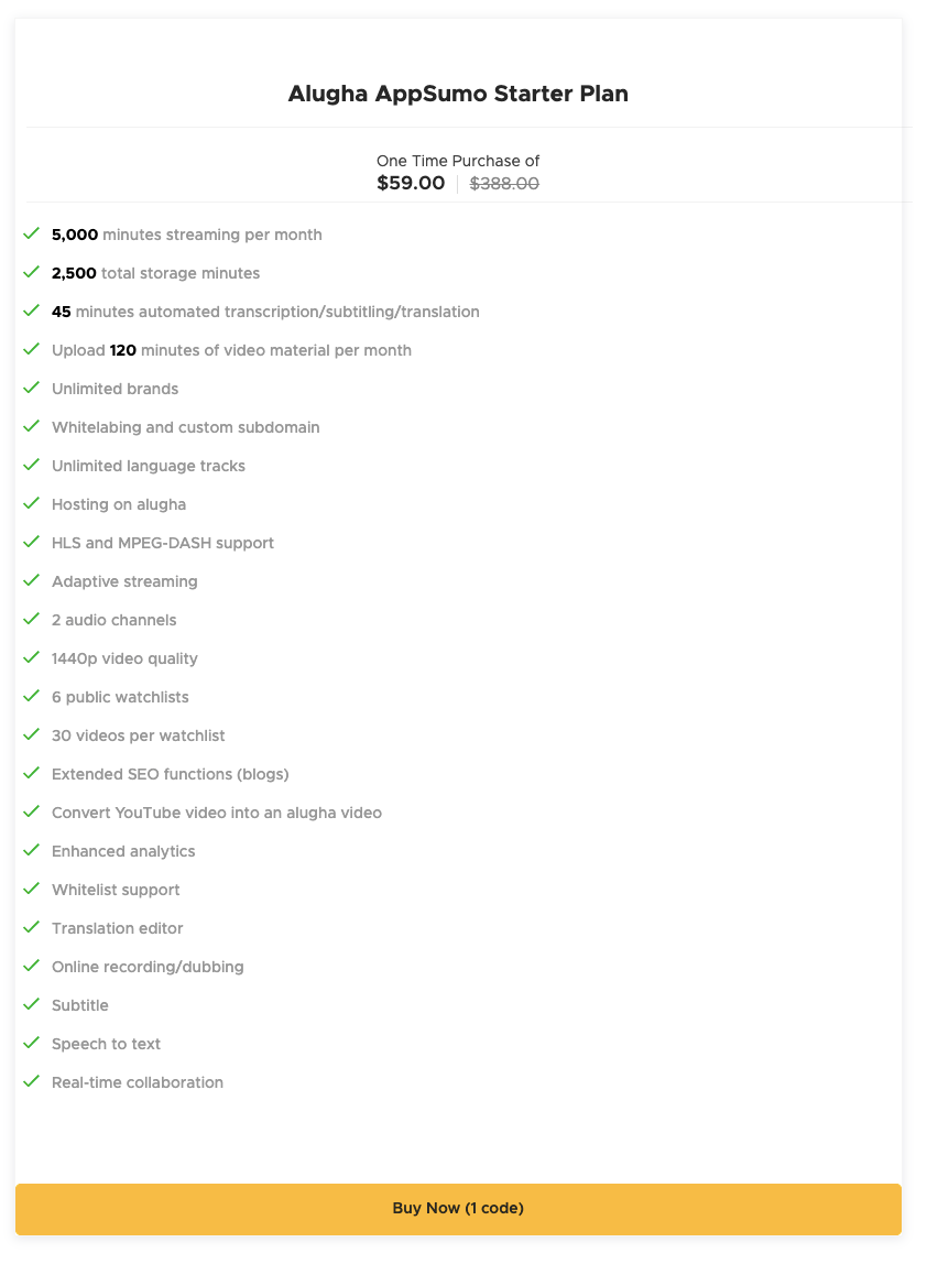 alugha-appsumo-deal Wisernotify deal