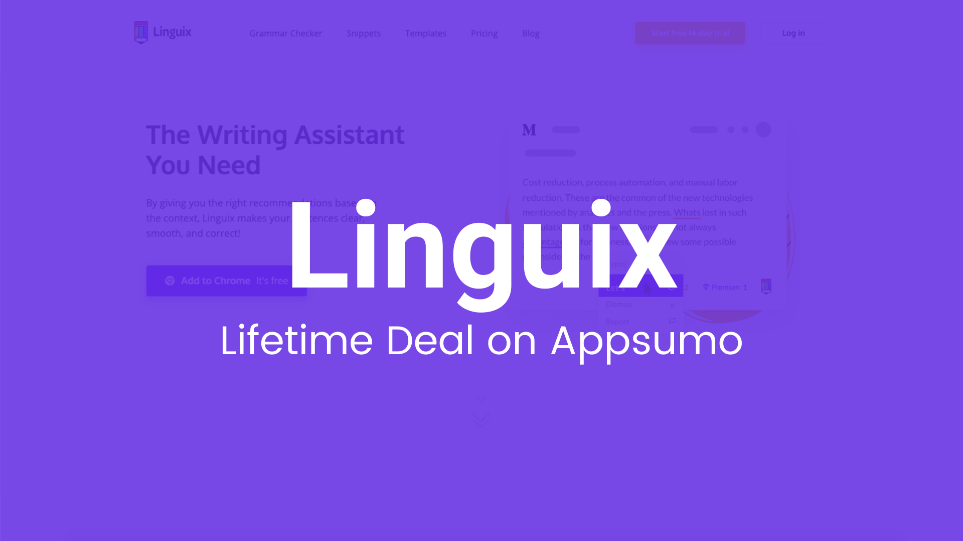 Linguix: AI Based Writing Assistant