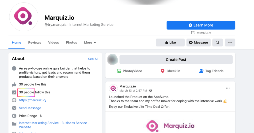 marquix-FB wisernotify fb page