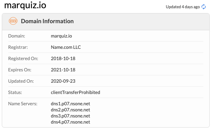 marquiz-domain Wisernotify whois