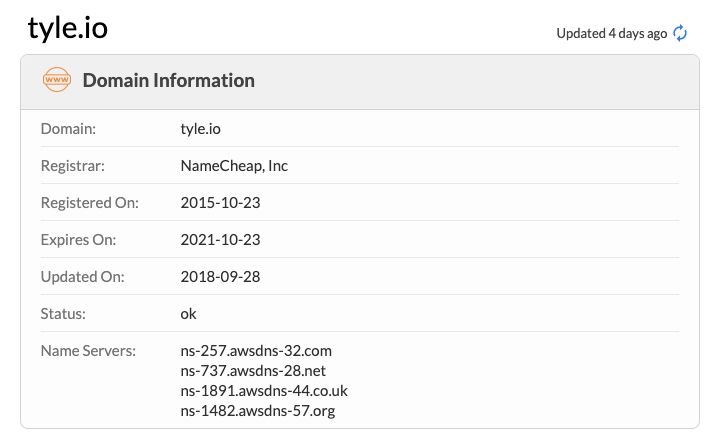 tyle-domain Wisernotify whois