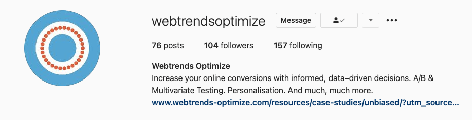 webtrends-IG Wisernotify instagram