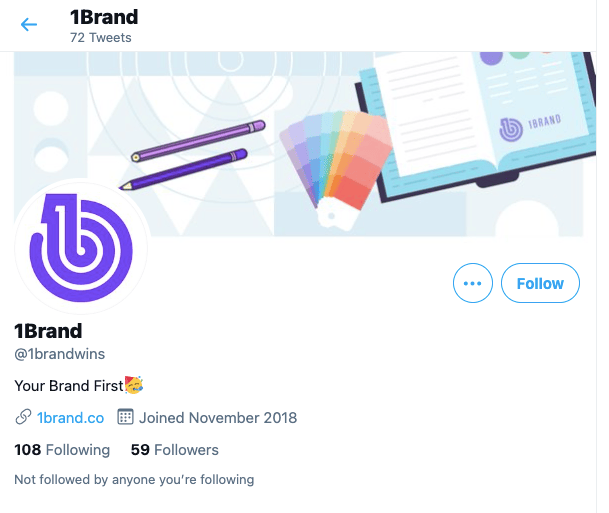 1brand Twitter Wisernotify twitter