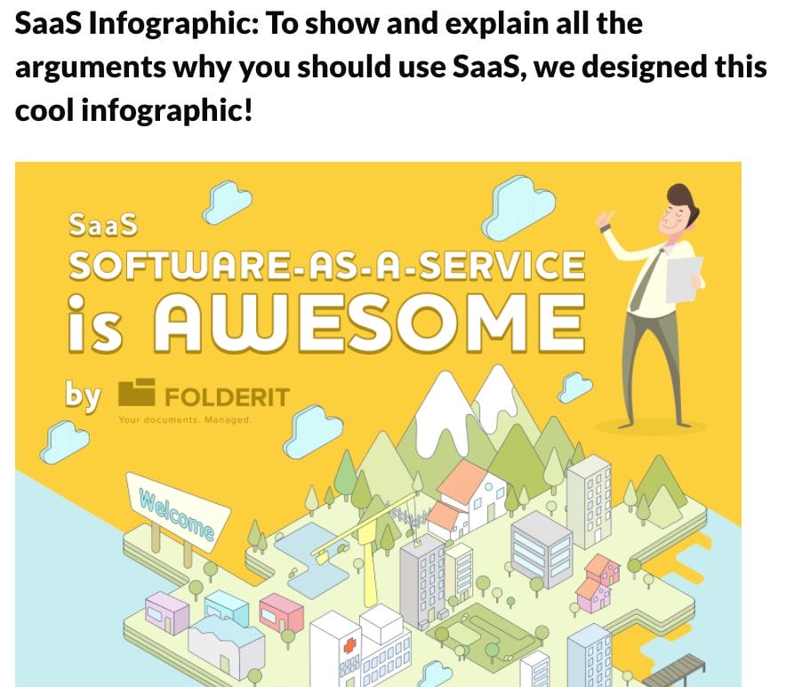 Saas Infographic Example Saas Infographic