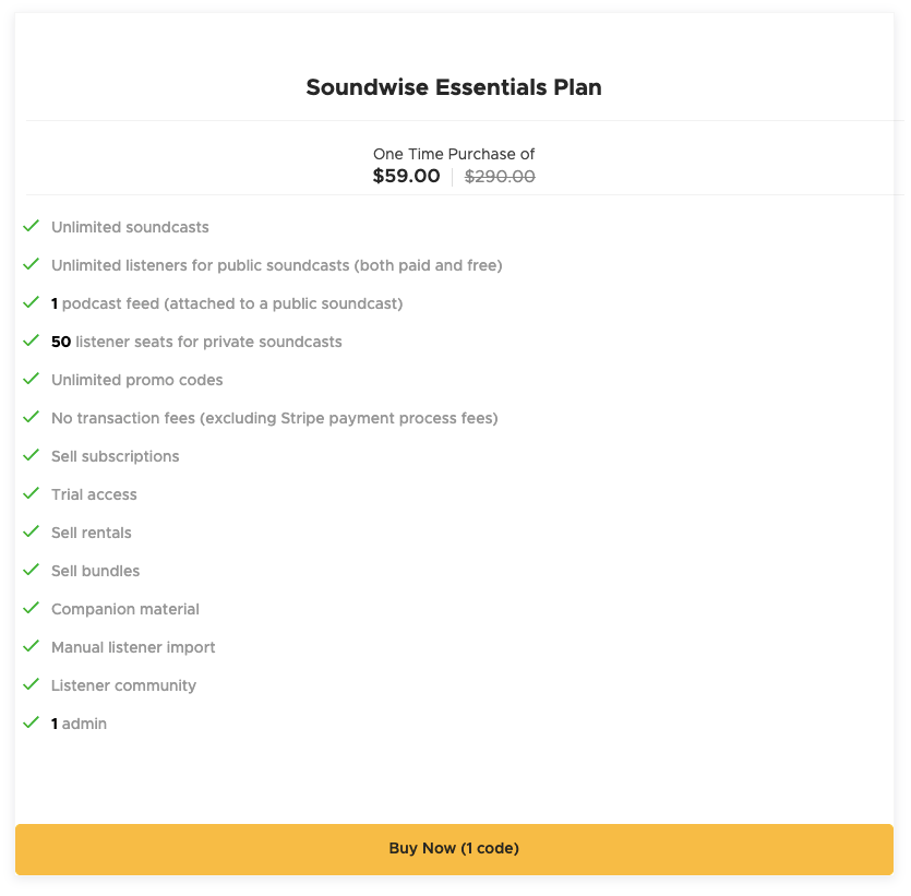 Soundwise Deal Soundwise Deal