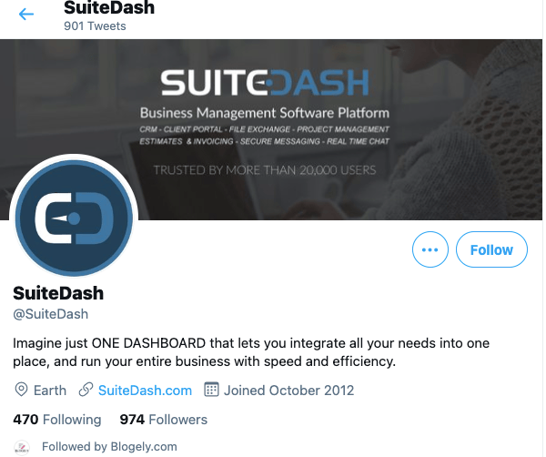 SuiteDash Twitter SuiteDash Twitter