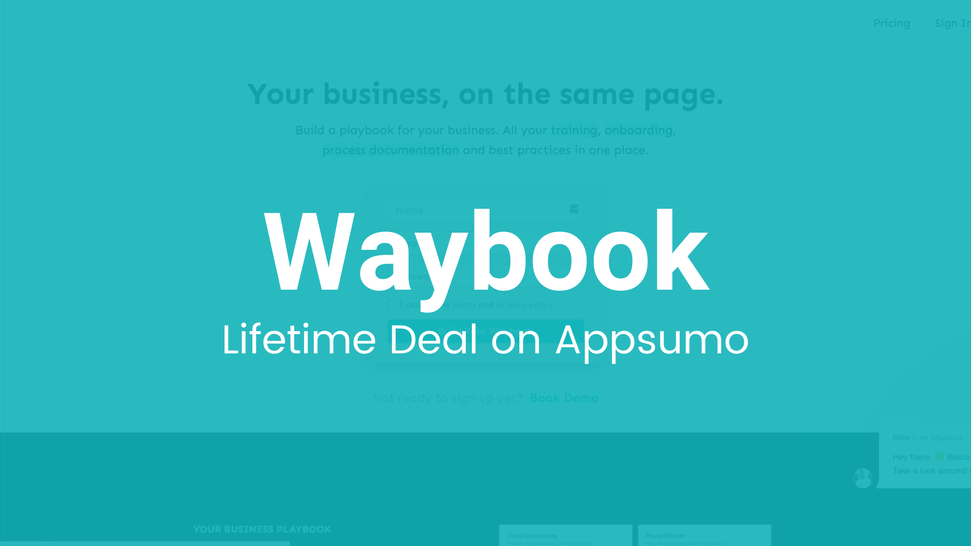 Waybook: The Perfect Playbook for Your Business