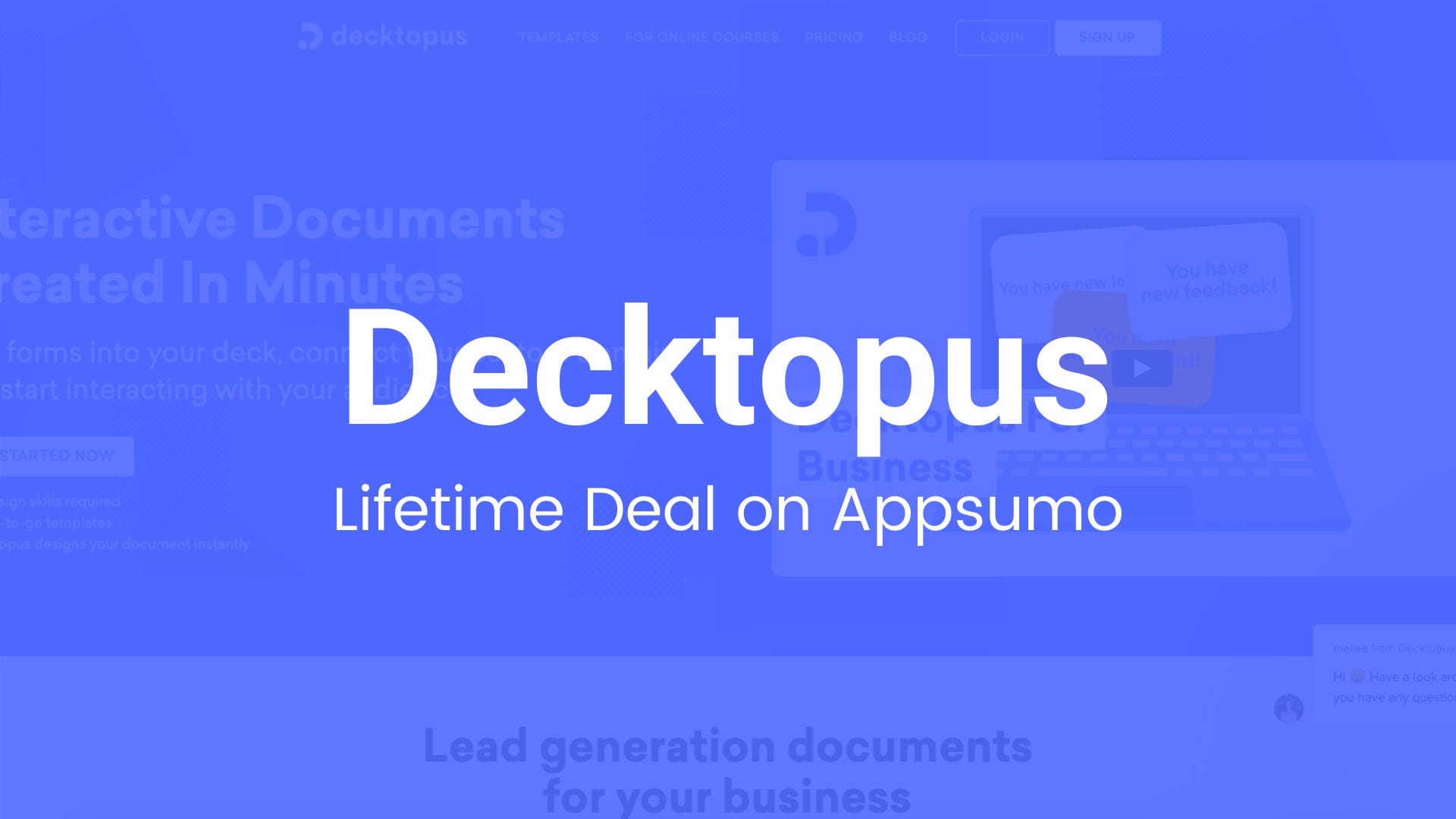 Decktopus: Creating Beautiful Document Decks