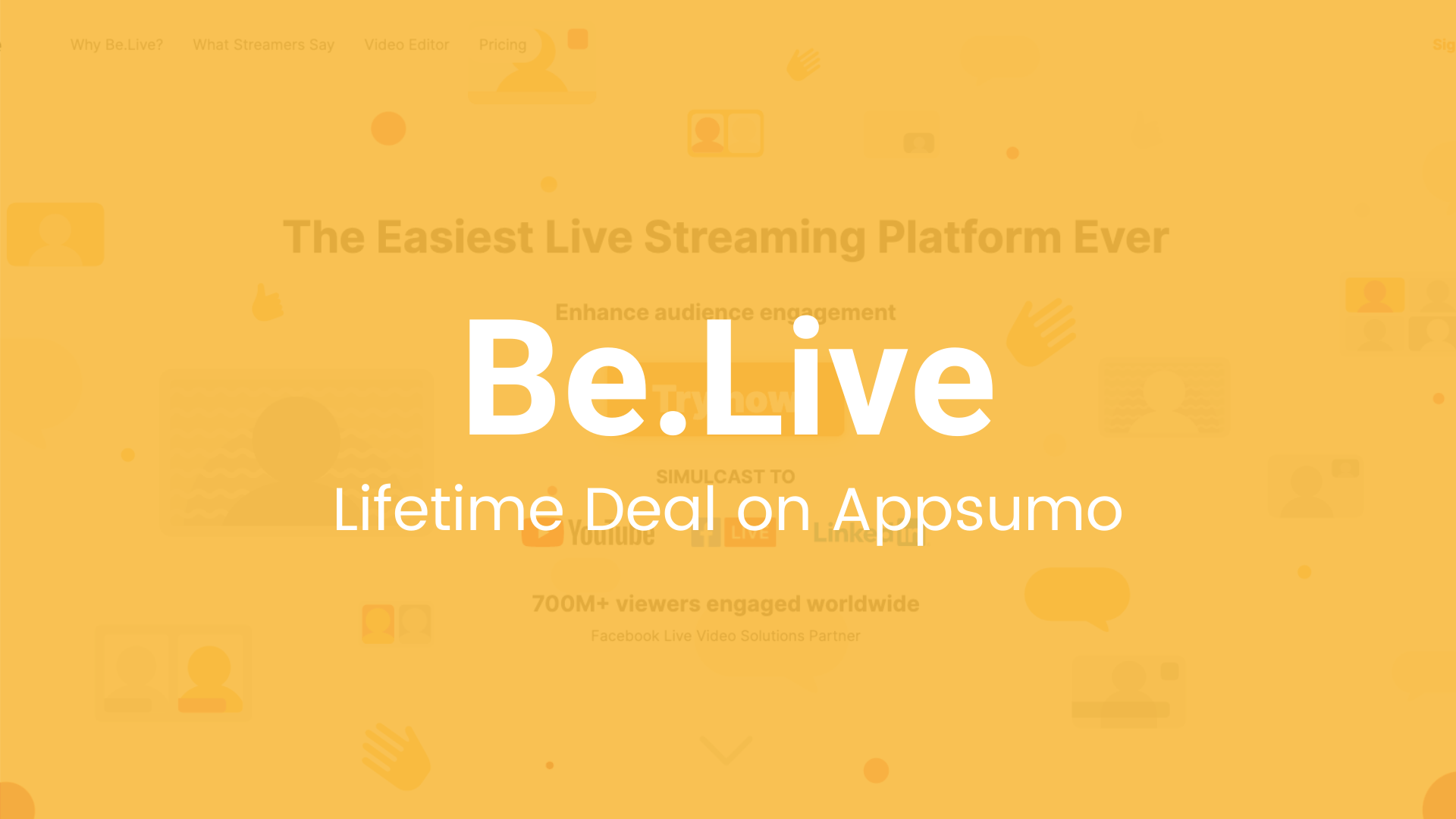 Be.Live: A Whole Production Team For Your Livestream Videos
