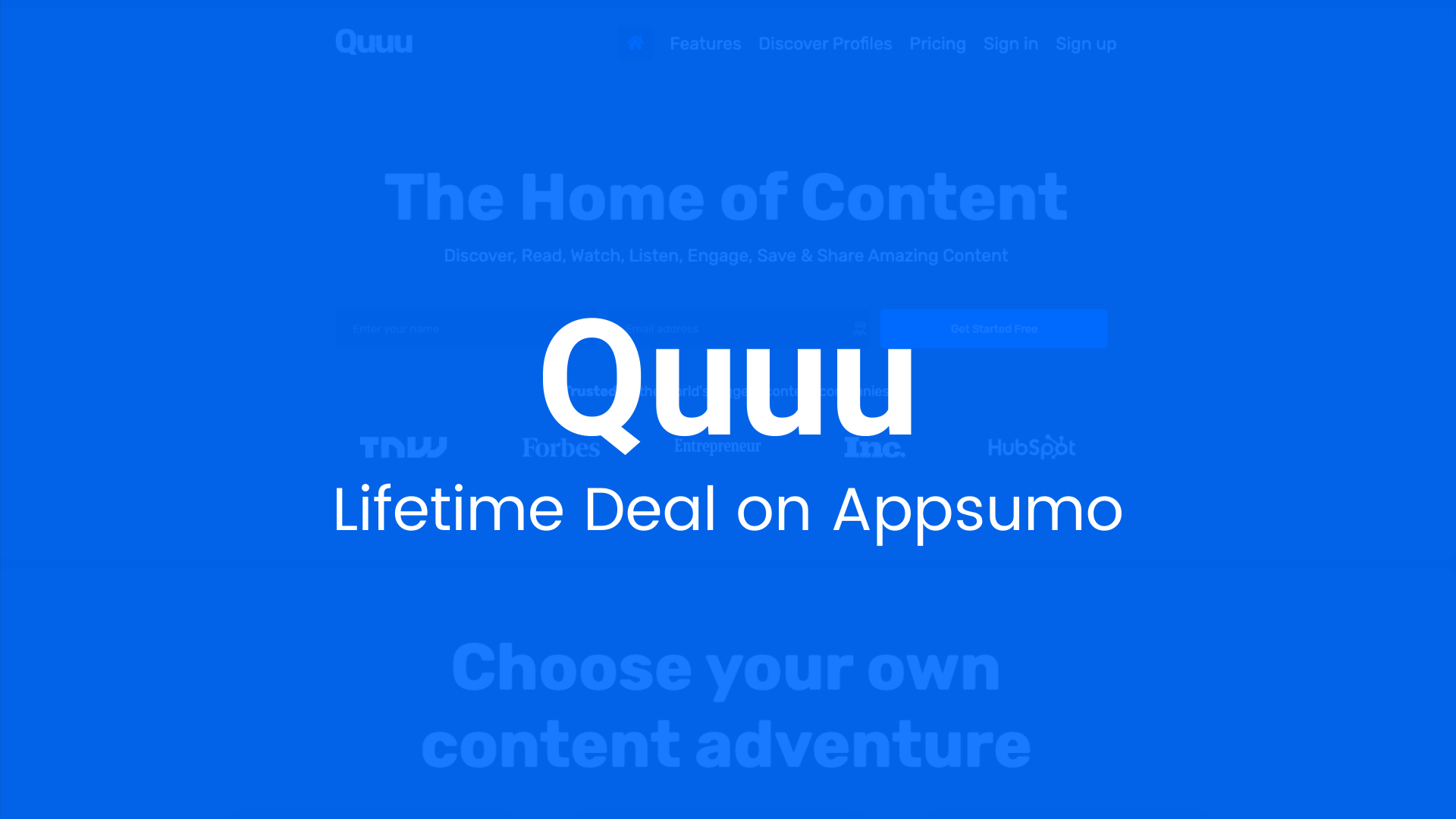 Quuu: Unlock Thousands of Amazing, Hand-Curated Content and Share It To Others!