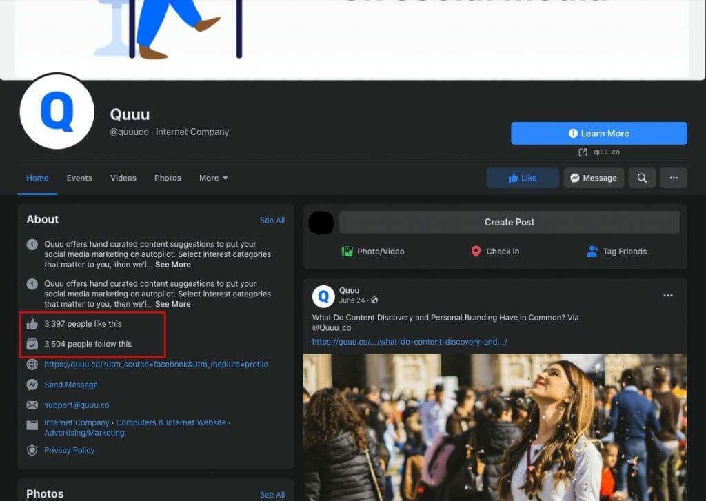Quuu: Unlock Thousands of Amazing, Hand-Curated Content and Share It To Others! 3 Quuu FB