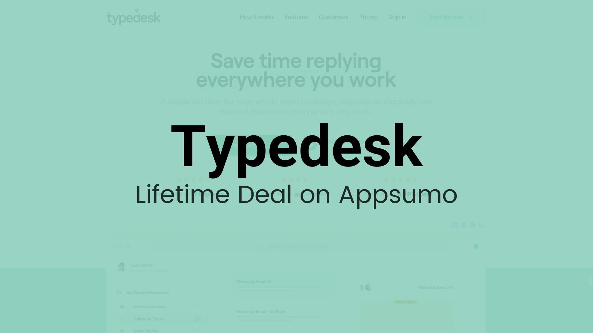 Typedesk: Create Canned Responses Easily For Your Leads and Clients