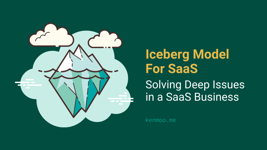 Iceberg model for saas banner Iceberg model for saas banner