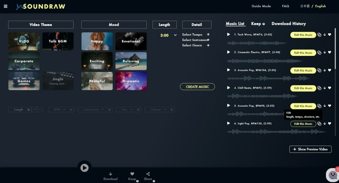 Soundraw Music Library Soundraw Music Library