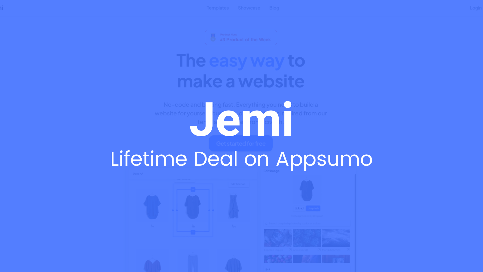 Jemi: Build a Stunning Website, Bio link, and Store with One Tool