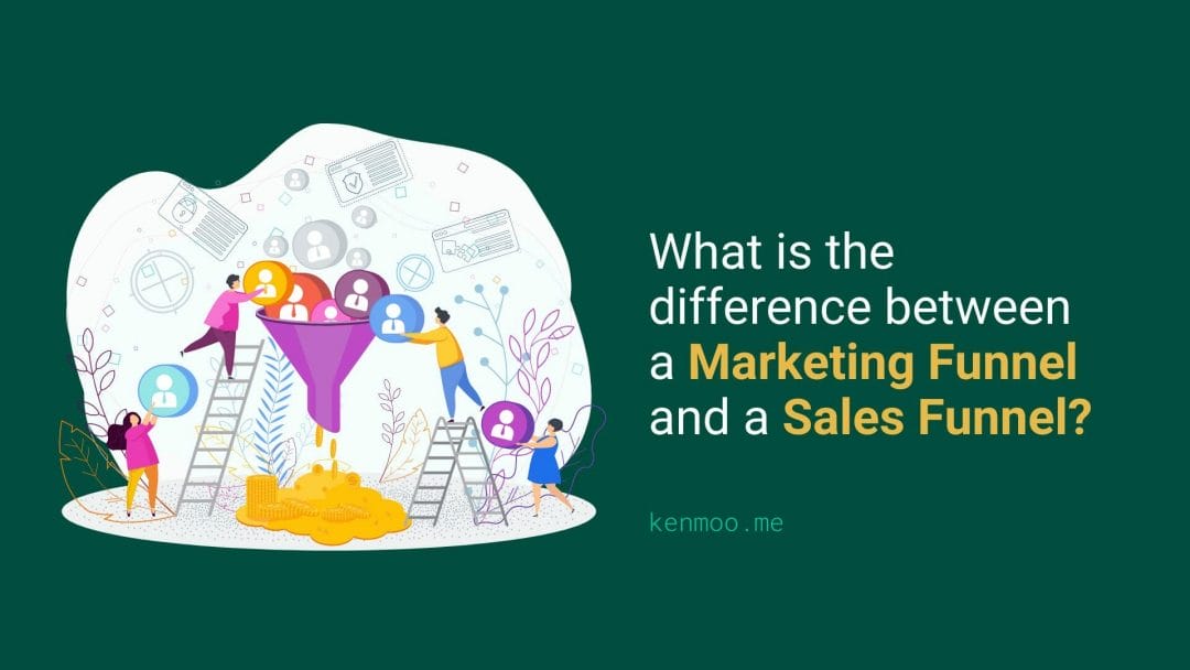 What is the difference between a Marketing Funnel and a Sales Funnel banner What is the difference between a Marketing Funnel and a Sales Funnel banner