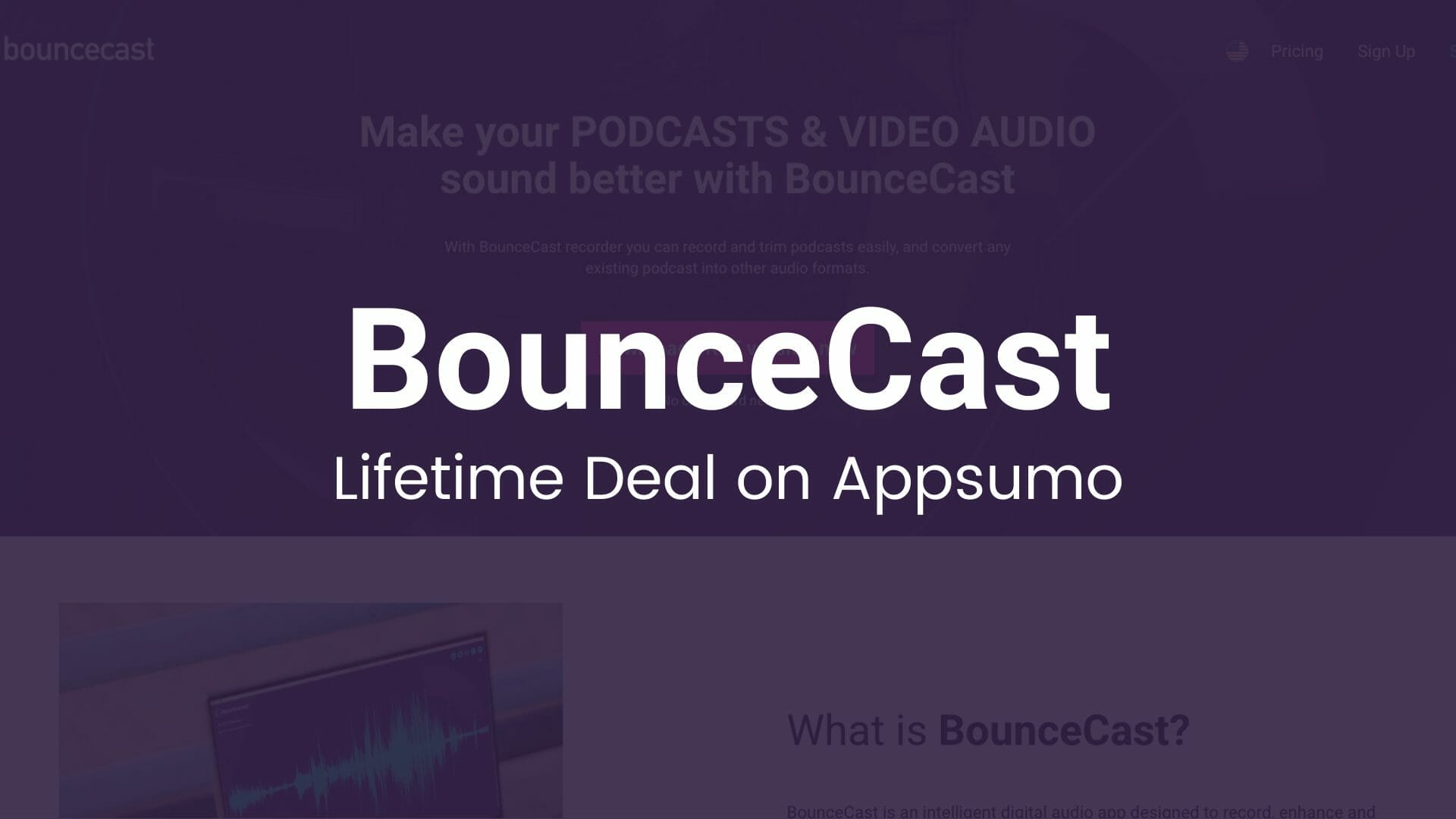 BounceCast: Intelligent Audio App for Creating Your Podcasts