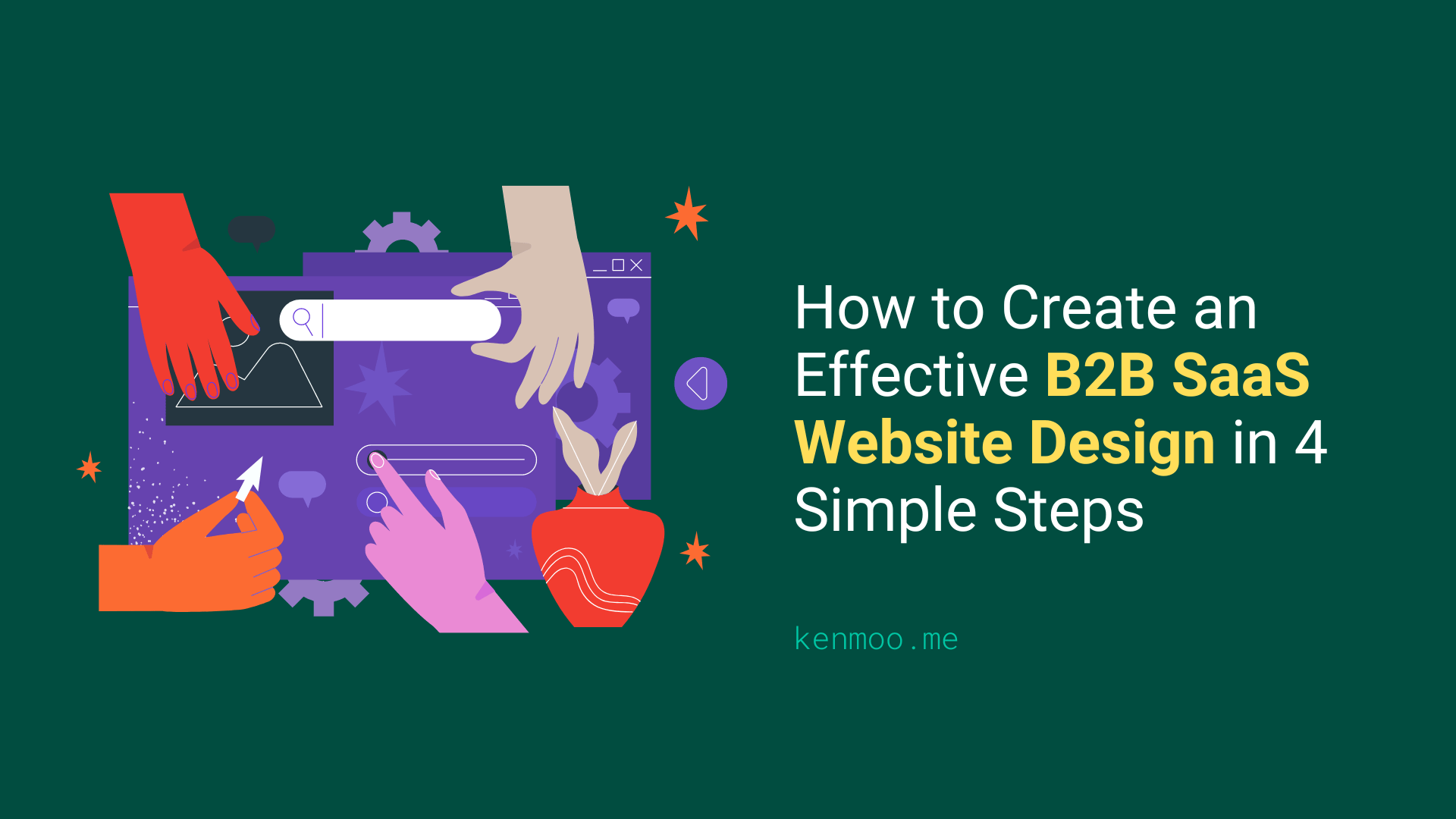 How to Create an Effective B2B SaaS Website Design in 4 Simple Steps