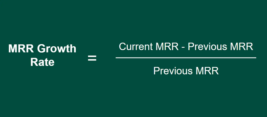 MRR growth rate formula