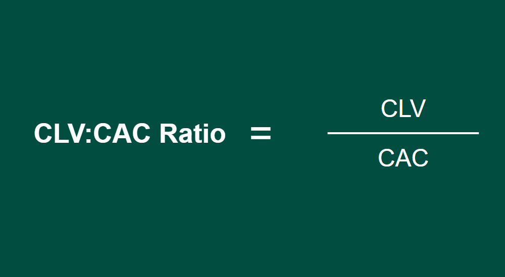 CLV CAC Ratio Formula