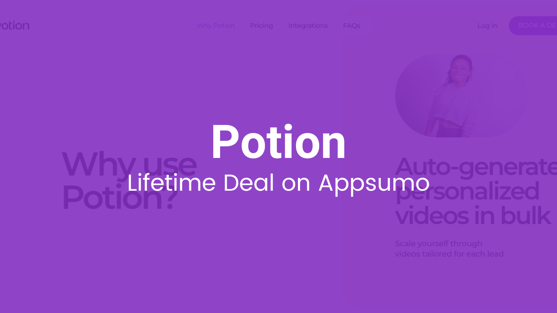 Potion: Bulk Video Personalization Made Easy