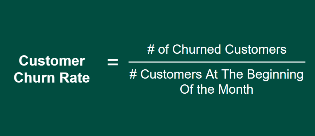 Customer Churn Rate Formula