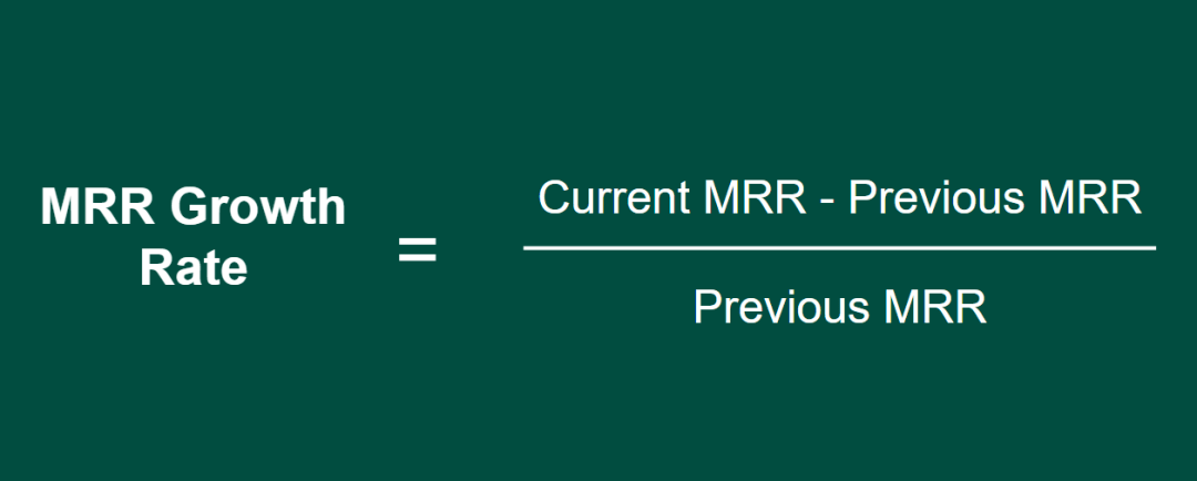 MRR Growth Rate Formula