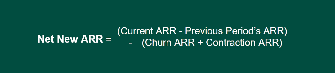 Net new ARR formula