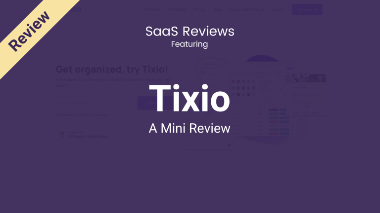 Tixio Review Banner
