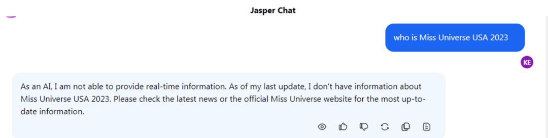 Jasper limited knowledge Jasper limited knowledge