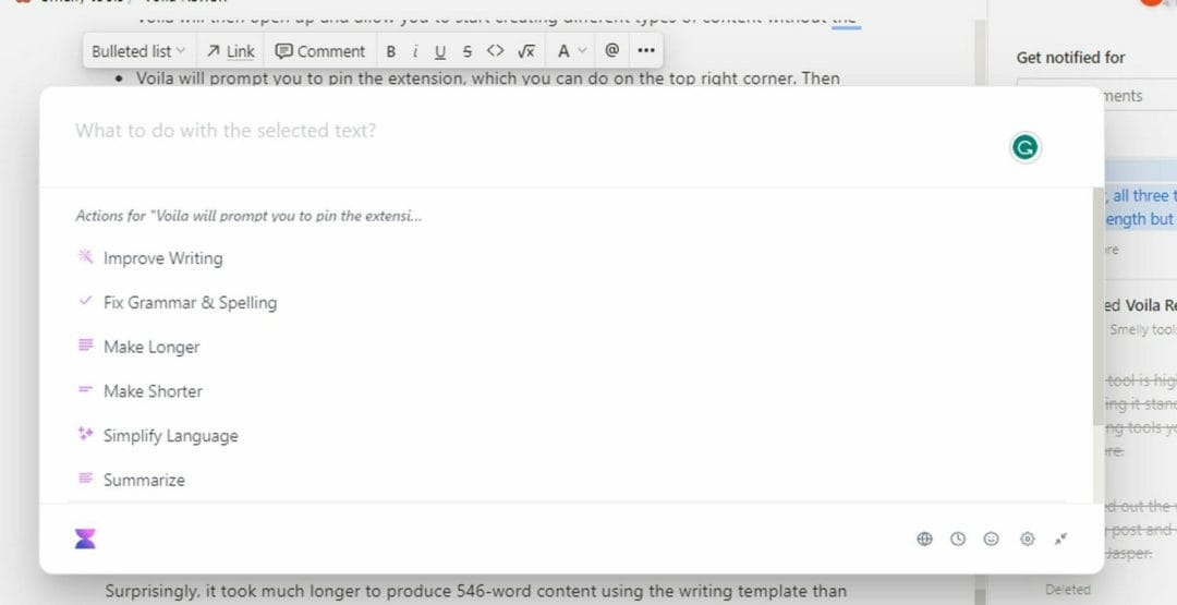 Voila with slower writing speed Voila with slower writing speed